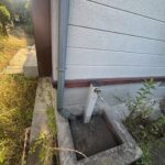 外に水道はべんりです。(風呂)